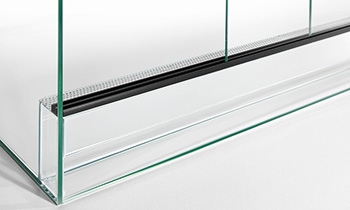 Terrarium Vollglas Detail