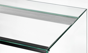 Terrarium Vollglas Detail