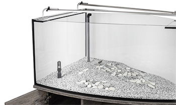 integrierter Zu- und Ablauf