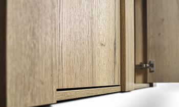 ohne Sockel - zurückgesetzte Türen